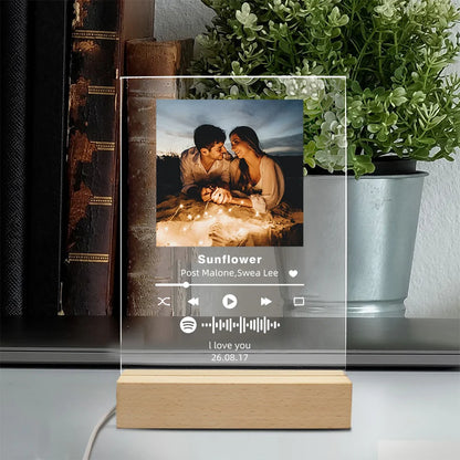 Panorama Plaque Spotify Personnalisable